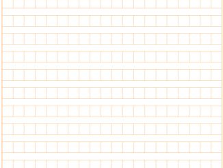 原稿用紙（400字横書きA4縦）のテンプレート書式