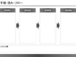 会員登録不要で無料でダウンロードできる手順・流れ・フロー08のテンプレート書式