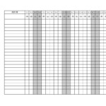 会員登録不要で無料でダウンロードできる月間スケジュールのテンプレート書式（Excel・エクセル）
