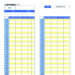 会員登録不要で無料でダウンロードできる在庫管理確認シートのテンプレート書式（Excel・エクセル）