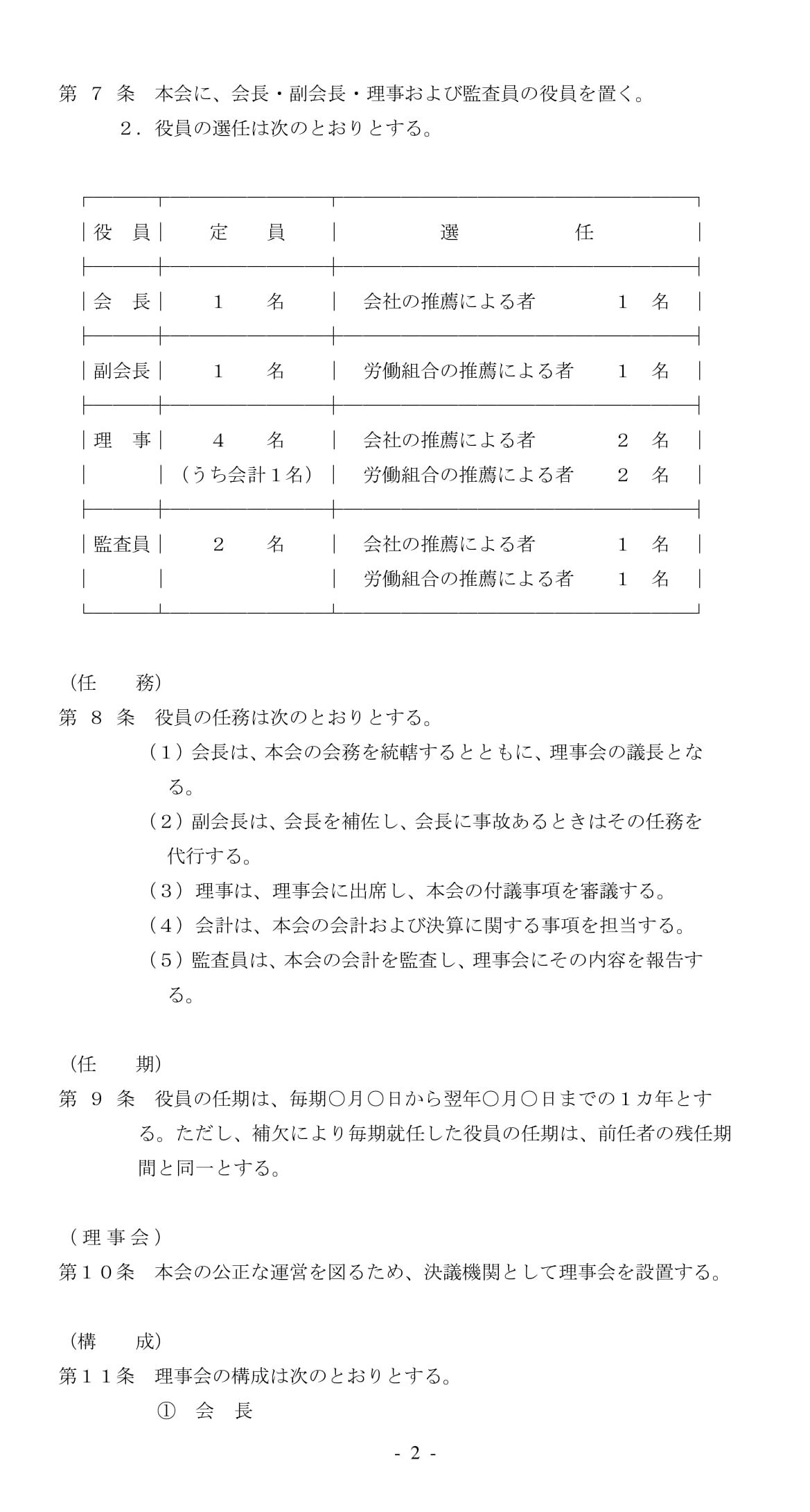 共済会規程