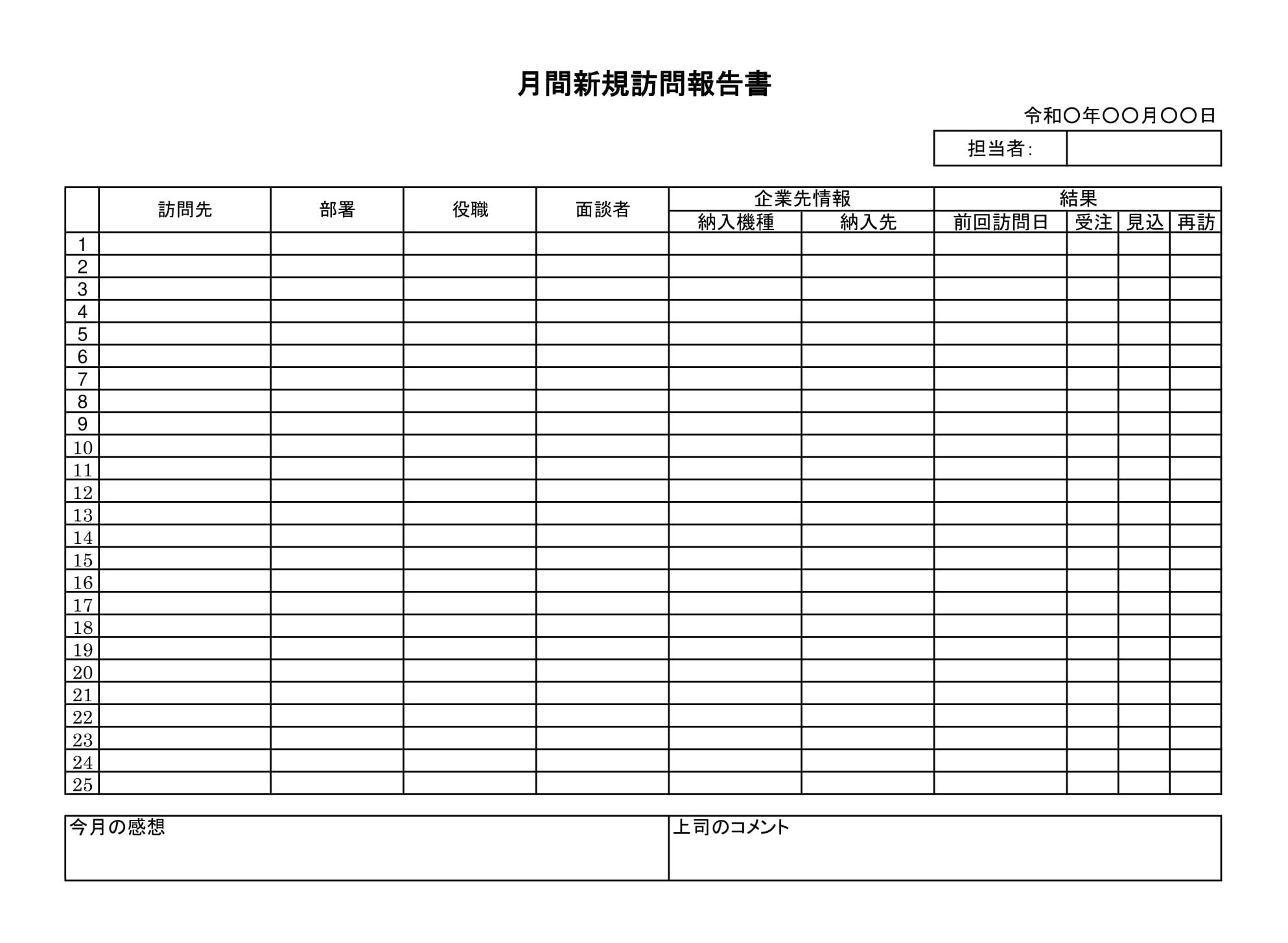 月間新規訪問報告書02