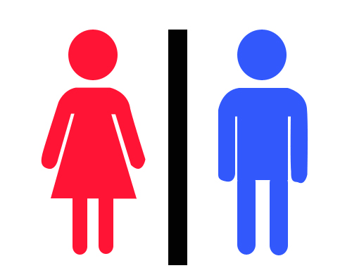 トイレマークのイラスト01 シンプル Gif テンプレート フリーbiz