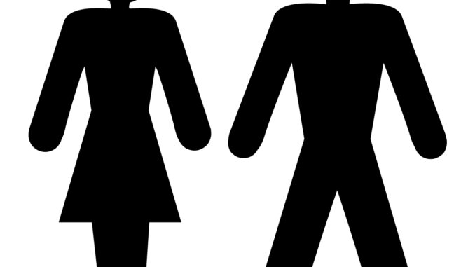 トイレマークのイラスト03 シンプル 黒 Jpg テンプレート フリーbiz