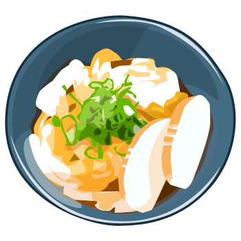 三重名産品イラスト02（伊勢うどん）PNG