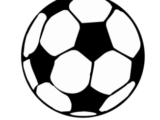 サッカーボールのイラスト01（シンプル）［GIF］