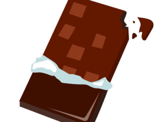 チョコレートのイラスト01（板チョコ）[JPG]