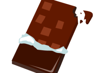 チョコレートのイラスト01（板チョコ）[PNG]