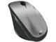 マウスのイラスト04（斜めから見た立体的なグレーのマウス）［GIF］