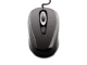 マウスのイラスト05（上から見たリアルな黒いマウス）［GIF］