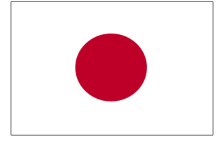 国旗のイラスト01（日本）［GIF］