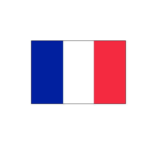 国旗のイラスト03（フランス）GIF