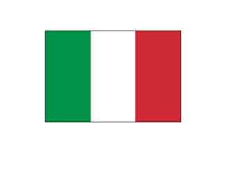 国旗のイラスト04（イタリア）［GIF］