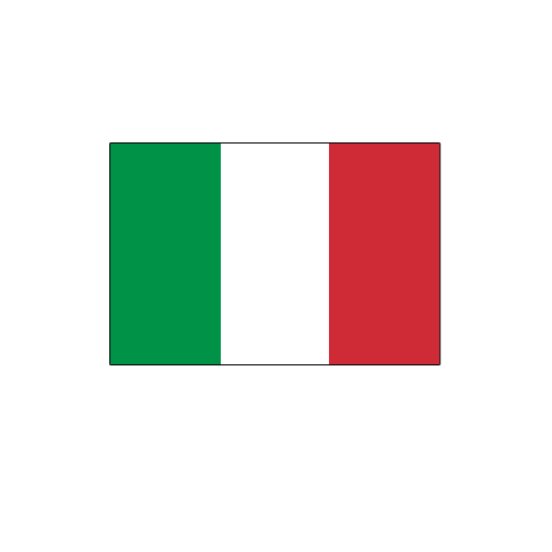 国旗のイラスト04（イタリア）GIF