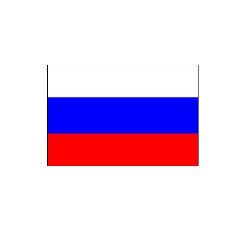 国旗のイラスト06（ロシア）GIF