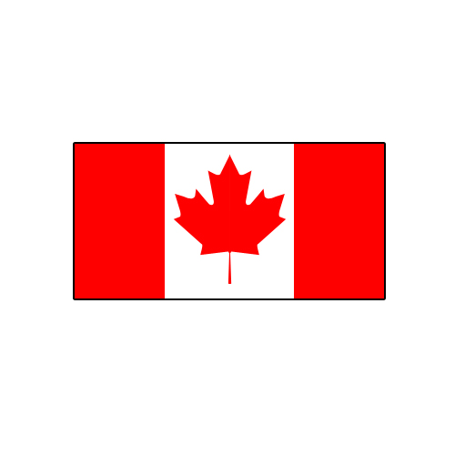 国旗のイラスト08（カナダ）JPG