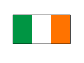 国旗のイラスト09（アイルランド）［GIF］