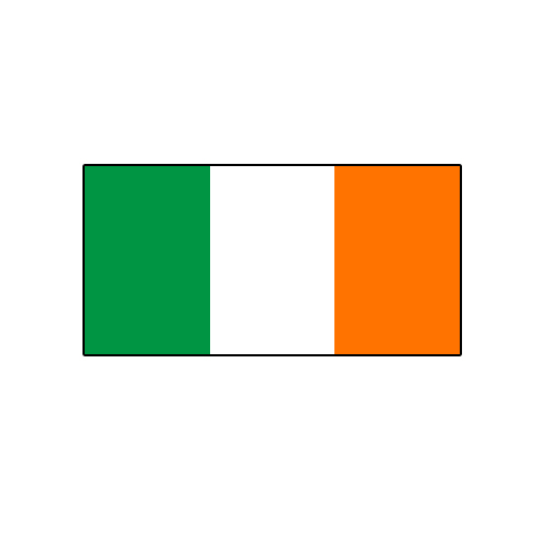 国旗のイラスト09（アイルランド）GIF