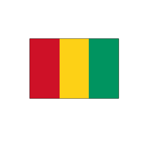 国旗のイラスト12（ギニア）GIF