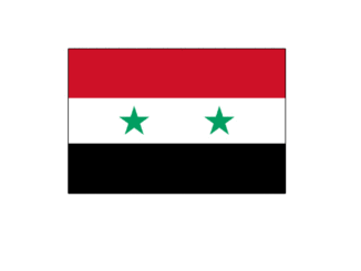 国旗のイラスト13（シリア）［GIF］