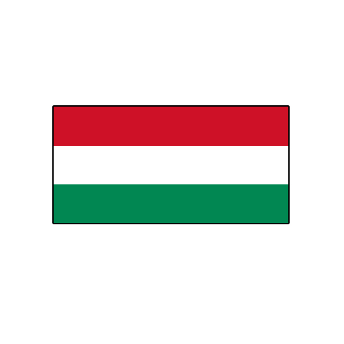 国旗のイラスト19（ハンガリー）GIF