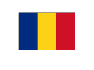 国旗のイラスト21（ルーマニア）［GIF］