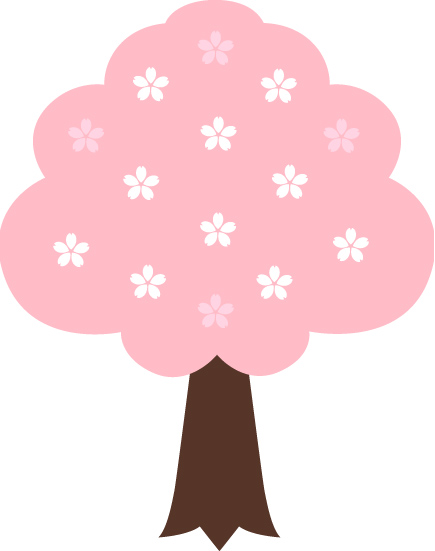 桜のイラスト03（1本の桜の木・縁なし）JPG