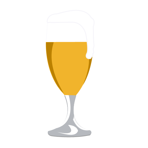 生ビールのイラスト01（生ビール）GIF