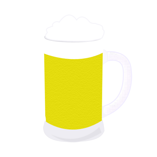 生ビールのイラスト03（ジョッキの生）GIF