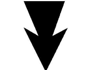 矢印のイラスト01（下向き・黒）[GIF]