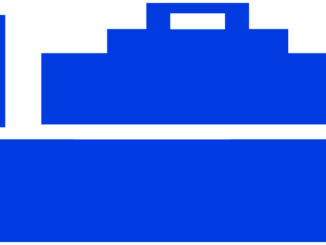 船のイラスト02（ブルーの船・ビコロール配色）［JPG］