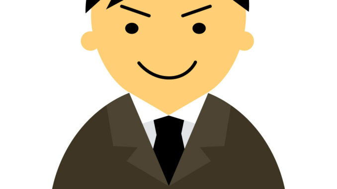 男性代 30代のアイコン03 茶色のスーツ 黒髪 普通の顔 Png テンプレート フリーbiz