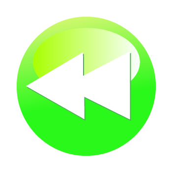 【巻き戻し】操作ボタンのイラスト（円形・緑）GIF
