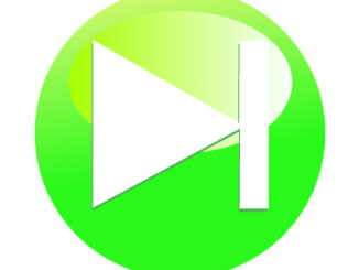 会員登録不要で無料でダウンロードできる【次】操作ボタンのイラスト（円形・緑）