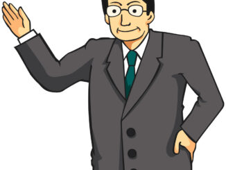 会員登録不要で無料でダウンロードできる人物のイラスト09（手を添えるグレーのスーツのメガネ男性・上半身）[JPG]