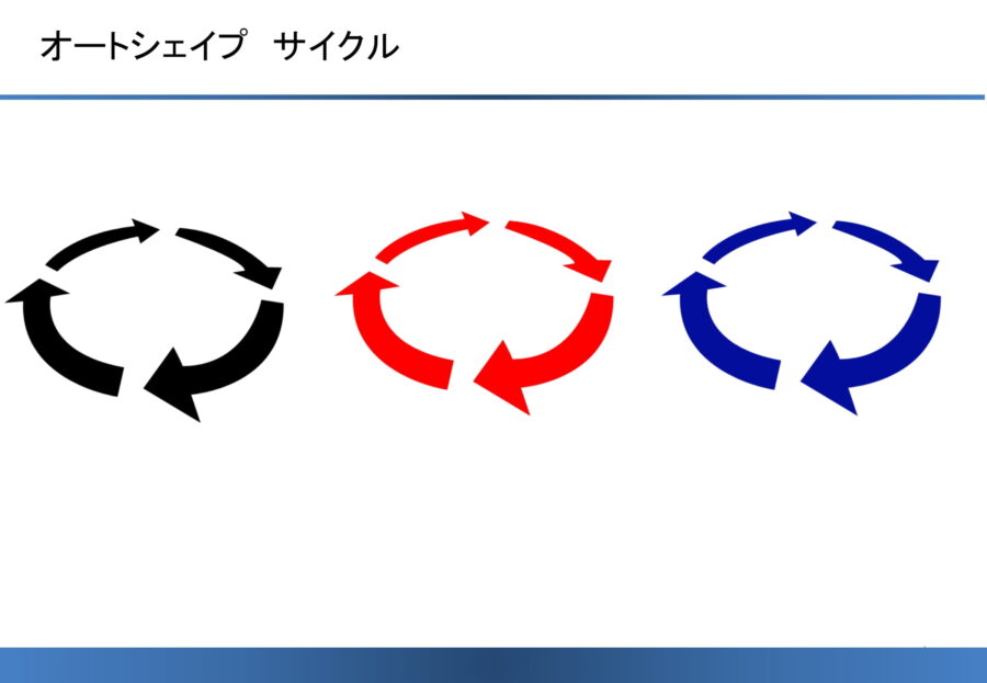 オートシェイプ（サイクル）のダウンロード