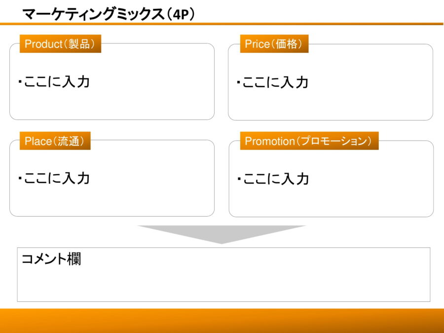 マーケティングミックス（4P）03のダウンロード